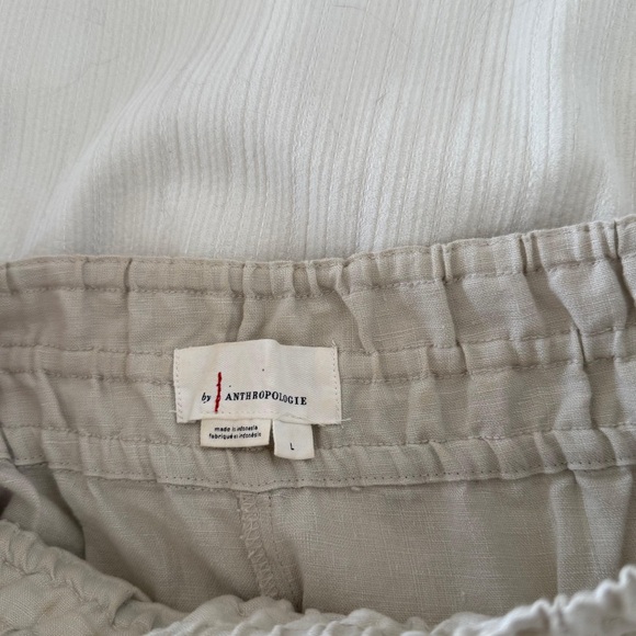 Anthropologie The Somerset  Pull On Linen Pants Size L - Picture 12 of 16